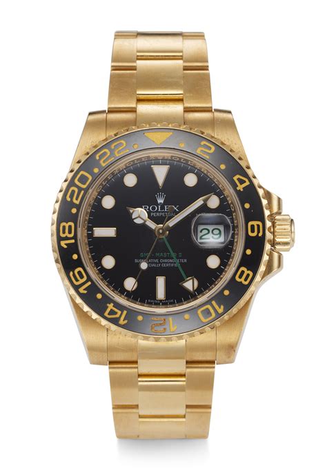 yellow gold rolex gmt master ii|rolex 18k gold bracelet.